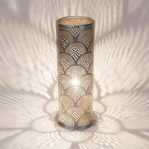 Table Lamp - Tally - Fan - M - Silver - Zenza