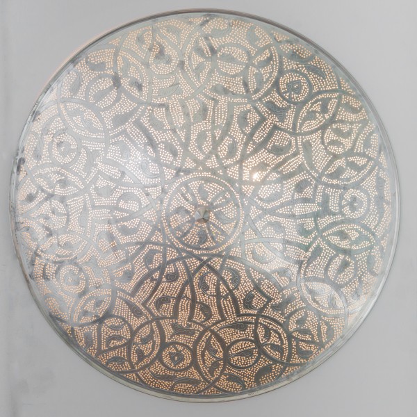 Plafonnier - Disk - XL - Filigrain - Argent - Zenza