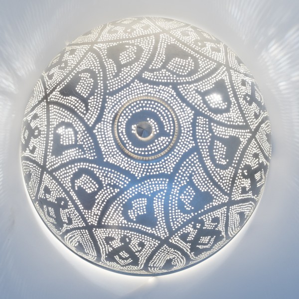 Plafonnier - Boho - L - Filigrain - Argent - Zenza