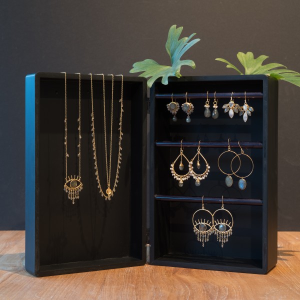 Jewelry Display Box - Black - Zenza
