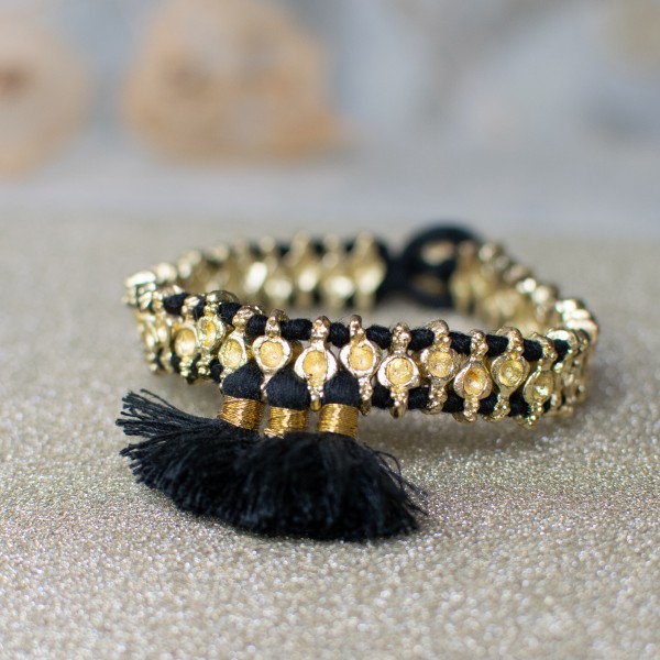 Armband - Trio - Zwart - Zenza