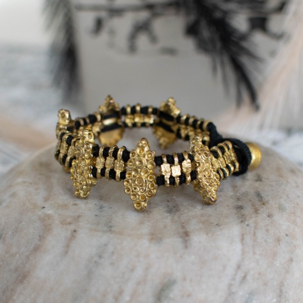 Armband - Honey - Zwart - Zenza