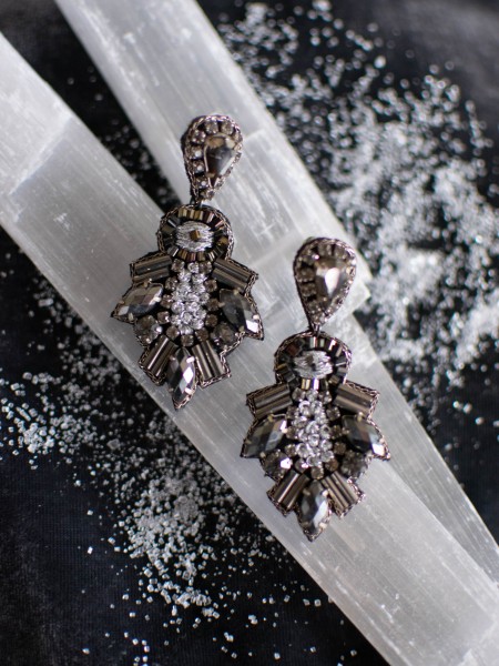 Earring - Queen Bee - Metallic Zilver - Zenza