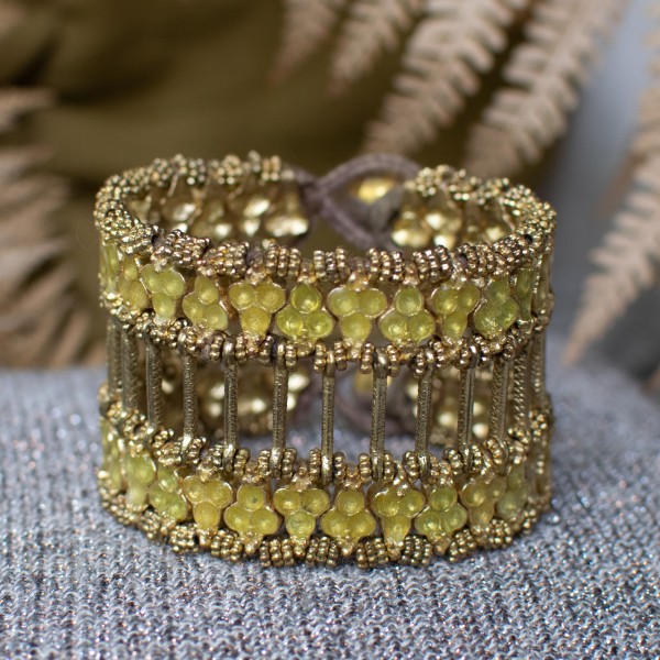 Armband - Clover - Taupe - Zenza