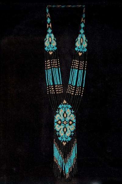 Necklace - Queen Water - Black/Blue - Zenza