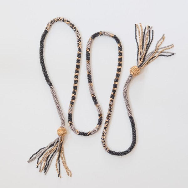 Necklace - Snake - White - Zenza