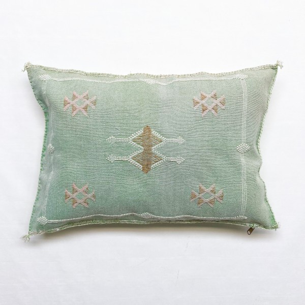 Pillow - Sabra Oblong - Green - Zenza