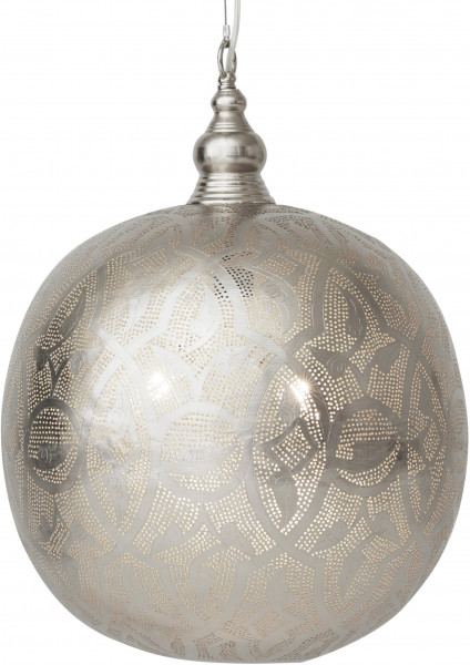 Pendant Lamp - Ball - Filigrain - XL - Silver - Zenza