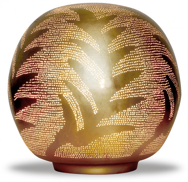 Lampe De Table - Ball - Leaf - S - Or - Zenza
