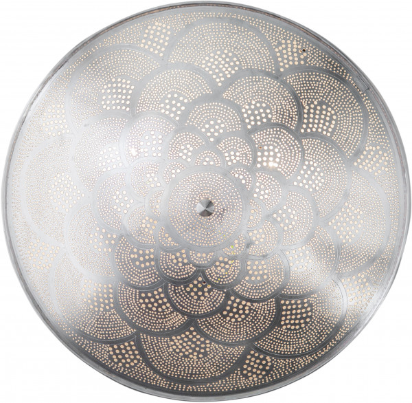 Ceiling Lamp - Disk - L - Fan - Silver - Zenza