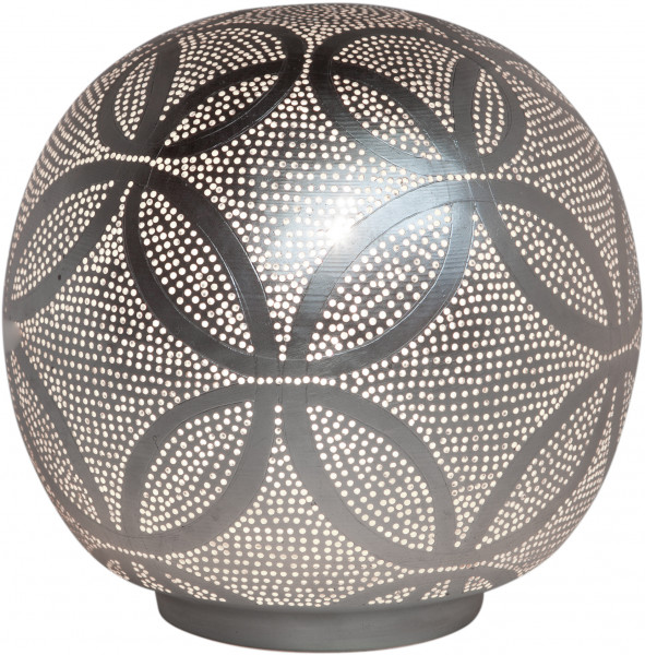 Tischleuchte - Ball - Circles - S - Silber - Zenza