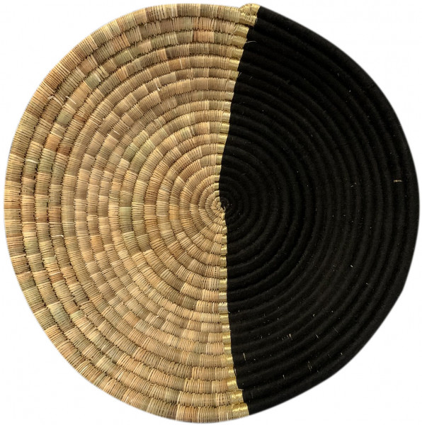 Wanddecoratie - Sahara Abstract L - Zwart/Goud - Zenza