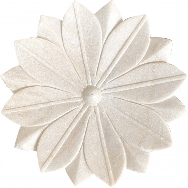 Schüssel - Flower - Weiß - Zenza