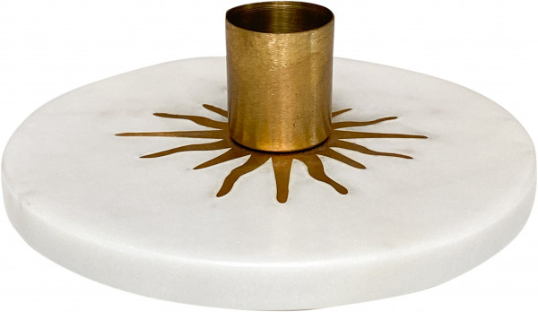 Candle Holder - Sun - Candle holder - Wit - Zenza