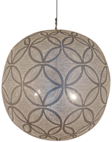 Hanglamp - Ball - Circles - XL - Zilver - Zenza