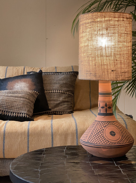 Table Lamp - Clay - Fes - L - Terra - Zenza