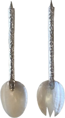 Ustensiles de cuisine - Spoon and vork - Argent - Zenza