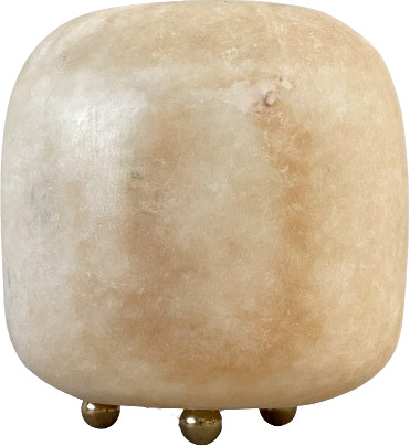 Lampe De Table - Alabaster - Luna - L - Amber - Zenza