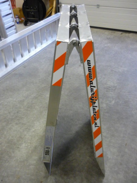 Opklapbare oprijklep SLK-Steg 1,5 X 0,5 - Superlicht