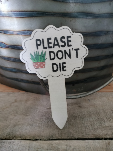 Plantprikker :  Please don't die , plant