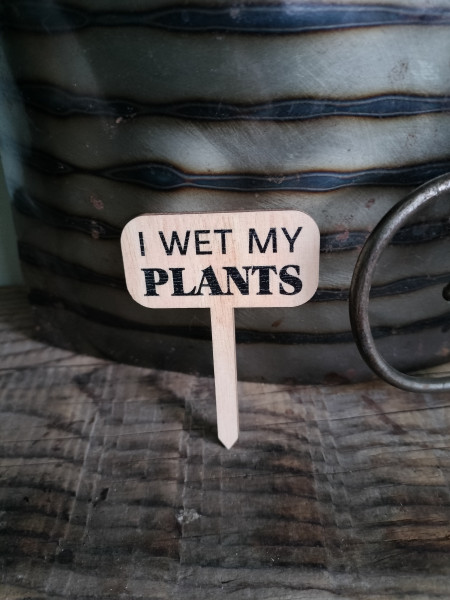 Plantprikker klein "I wet my plants"