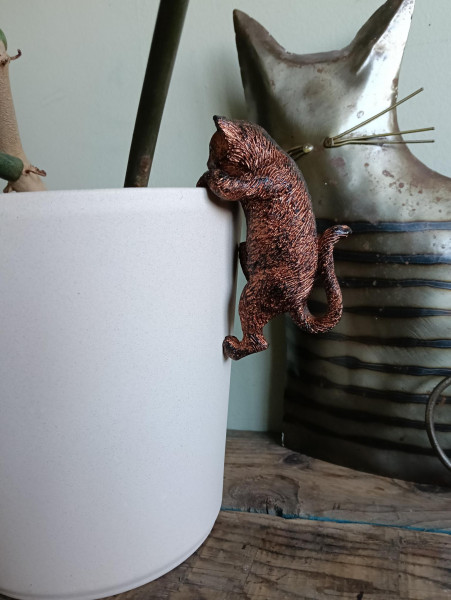 Bloempot hanger Poes