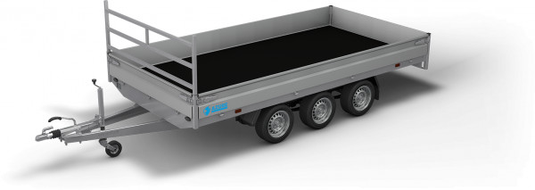 Hapert Plateauwagen Azure H-3 605x200cm 3500kg verlaagd Parabool