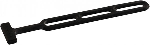 Spanrubber verstelbaar Ø8 280 zwart