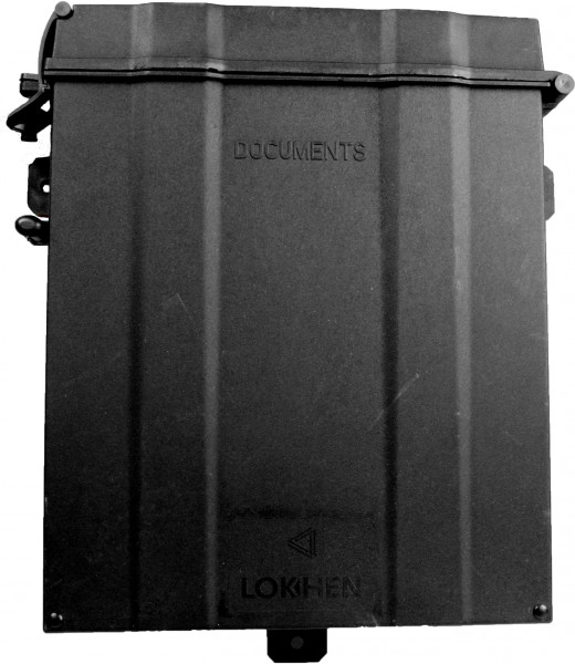 Documenthouder rechthoek 318x367x67mm zwart