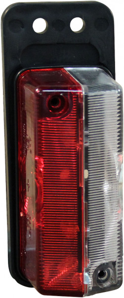 Contourlamp Radex 925/1 rood / wit Met houder kabeltule