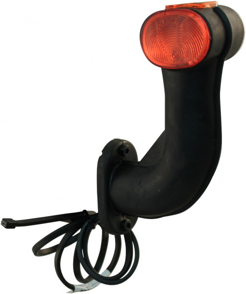 Contourlamp Aspöck Superpoint II versie "earpoint" rood / wit / oranje links DC kabel 1000mm