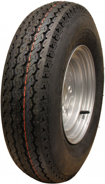 Luchtband + wiel 4.50-10 KT-715 6PR + 3.50Bx10H2 ET0 60/100/4 76 N staal grijs TL