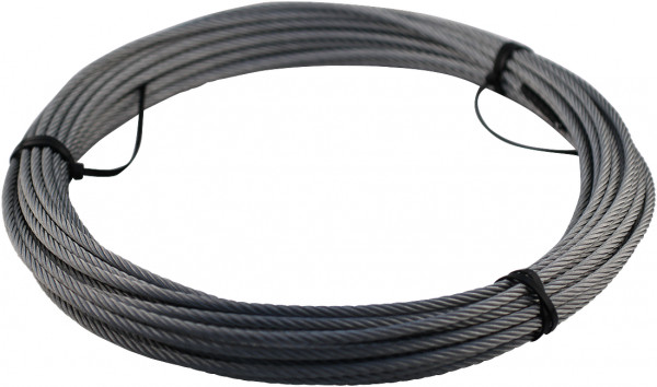 Staalkabel op rol Ø6mm 25m
