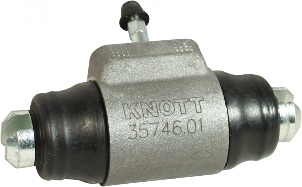 Remcilinder Knott Ø28,57mm Wielrem 25-4066 ; 250x40 hydr.backmatic rechts