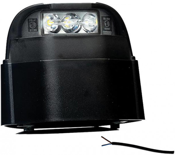 Kentekenlamp LED 12/24v 120,3 x 57 x 97mm 50cm kabel 72mm  CE, ECE-R10 / R4
