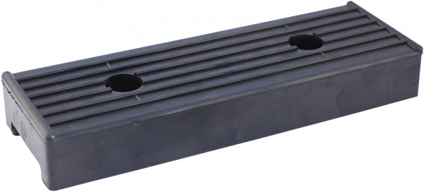 Bootkussen rubber zwart 300x101x43mm