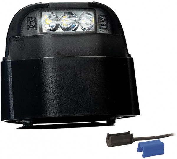 Kentekenlamp LED 12/24v 120,3 x 547 x 97mm DC kabel 500mm, 0,75mm² 72mm  CE, ECE-R10 / R4