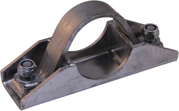 Klempad met beugel Ø70mm verzinkt