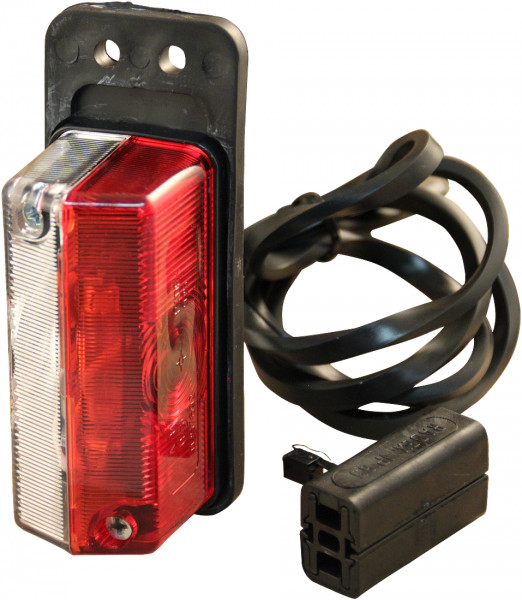 Contourlamp Radex 925/1 rood / wit Met houder Kabel 1000mm met quick connector