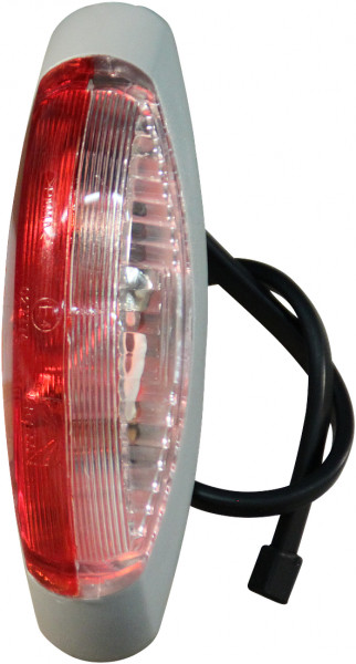 Contourlamp Aspöck Flexipoint II rood / wit DC kabel 250mm