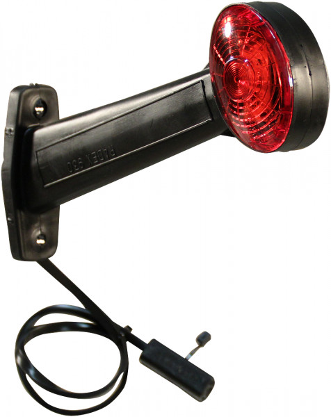 Contourlamp Radex 930 led rood / wit Kabel 500mm met quick connector, universeel