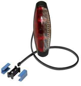 Contourlamp Aspöck Flexipoint II rood / wit DC kabel 500mm