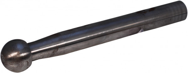Rechte kogelstang blank