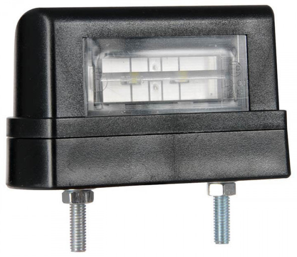 Kentekenlamp LED 12/24v 83 x 50 x 30mm 50cm kabel 45mm  CE, ECE-R10 / R7 / R4 Wit