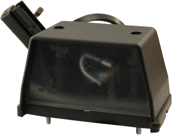 Kentekenlamp Radex 803 24V Kabel 500mm met quick connector