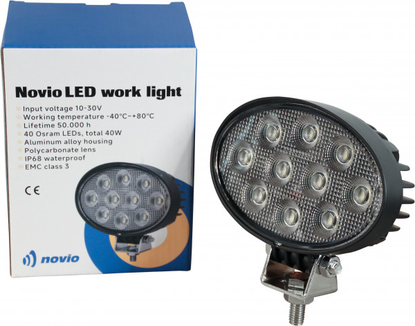 LED werklamp 10-30V DC 2x0,75mm2x500mm 40 W
