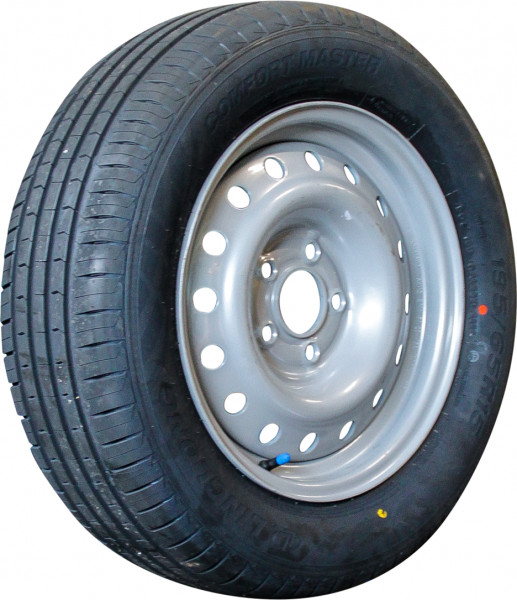 Luchtband + wiel 195/65 R15 Comfort Master M+S + 5½Jx15H2 ET30 66,5/112/5 95 H staal grijs