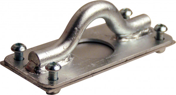 Vloeroog met tegenplaat verzinkt