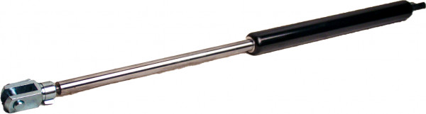 Gasdrukveer (G) 14-28 250 615 2000N cilinder met UV lak gitzwart RAL 9005