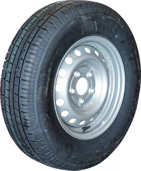 Luchtband + wiel 185R14C ST290 M+S TL + 5½Jx14H2 ET30 66,5/112/5 104/102 N staal grijs